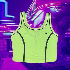 Super cute neon Nike crop!!